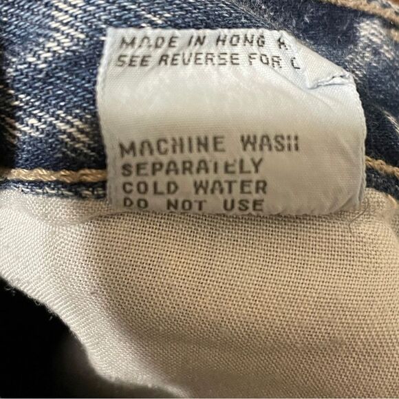 Vintage Gitano 80’s Ultra High Waist Tapered Leg Acid Washed Jeans Size 16 - Picture 10 of 11